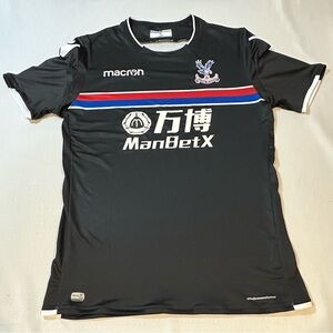 Crystal Palace Macron Jersey • ManBetX Sponsor • Black Away Shirt • XXL